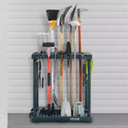 Organisateur d'outils de jardin, 10 emplacements, support de rangement pour outils de jardin pour garage et entrepôt