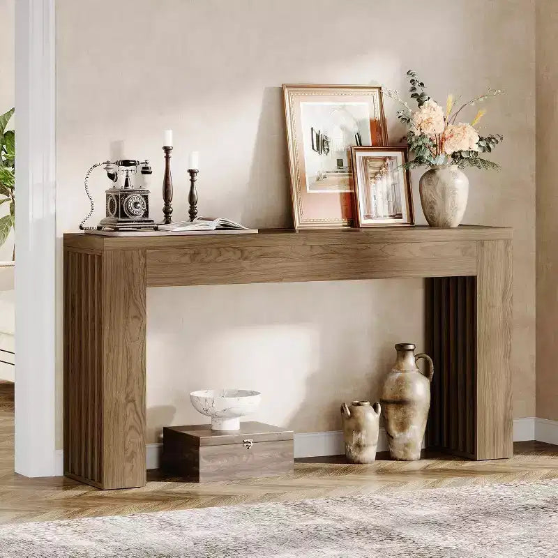 Table console de ferme de 59 pouces pour salon, entrée ou couloir
