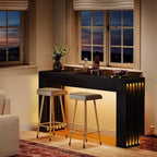 Table console de ferme de 59 pouces pour salon, entrée ou couloir