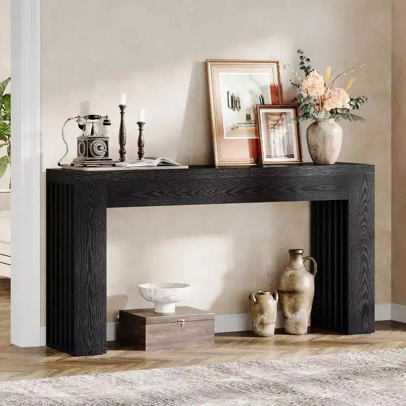 Table console de ferme de 59 pouces pour salon, entrée ou couloir
