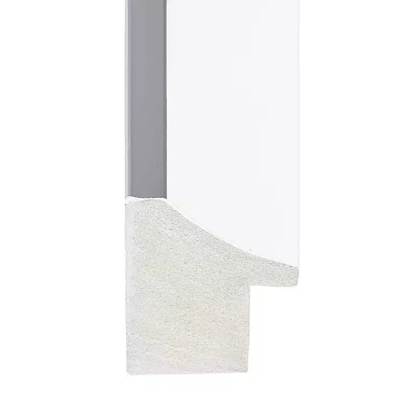 Miroir mural biseauté pour coiffeuse, cadre demi-pouce, Argent Expresso, 24x18 po