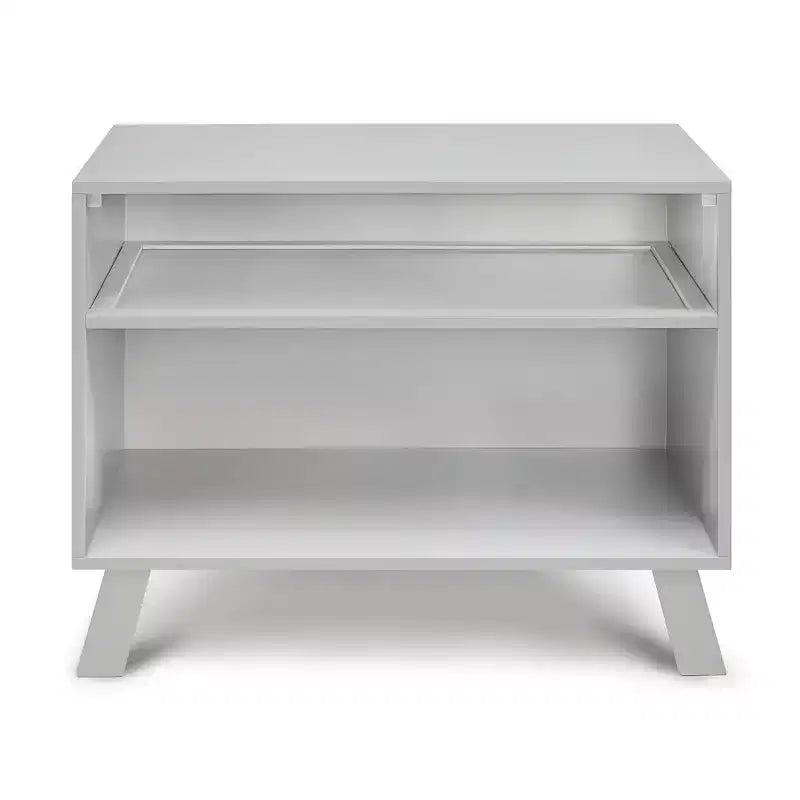 Table à langer innovante avec plateau amovible, design convertible — Gris