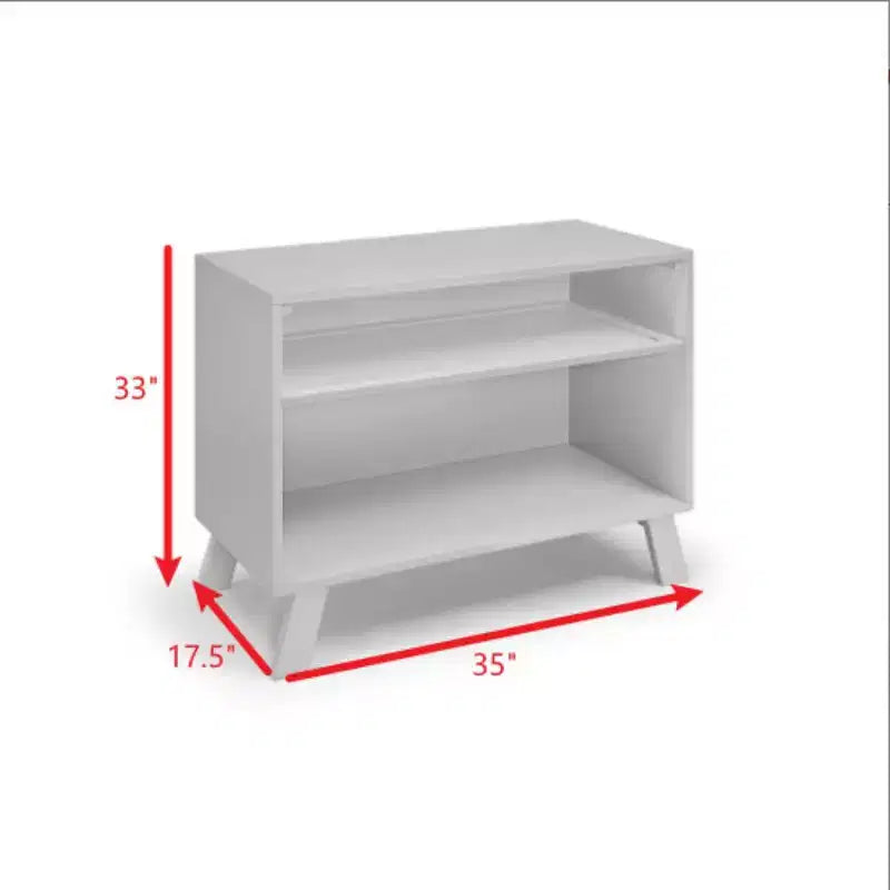 Table à langer innovante avec plateau amovible, design convertible — Gris