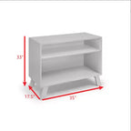 Table à langer innovante avec plateau amovible, design convertible — Gris