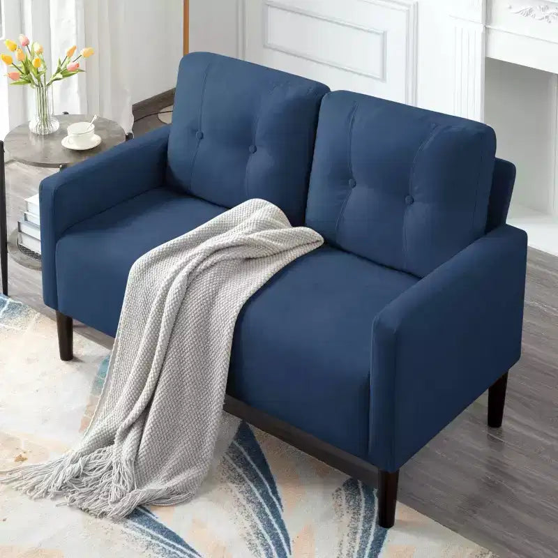 Causeuse de 51,2 po, Canapé moderne rembourré pour salon