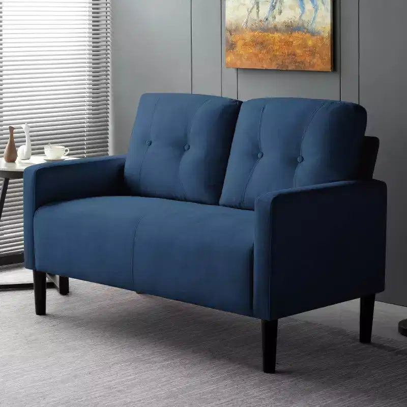 Causeuse de 51,2 po, Canapé moderne rembourré pour salon