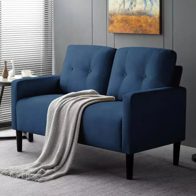 Causeuse de 51,2 po, Canapé moderne rembourré pour salon