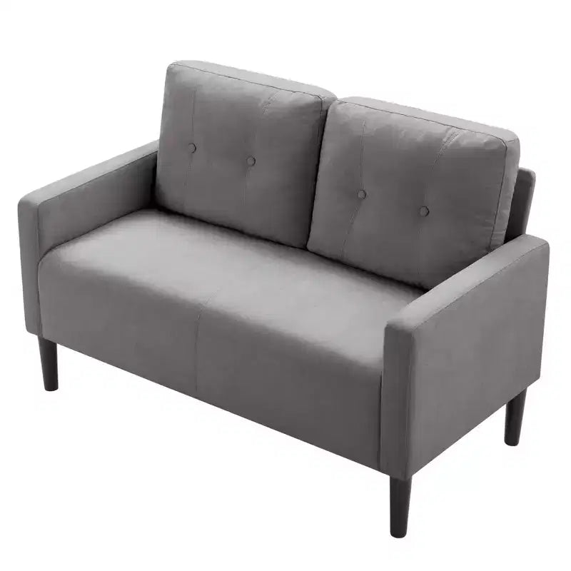 Causeuse de 51,2 po, Canapé moderne rembourré pour salon