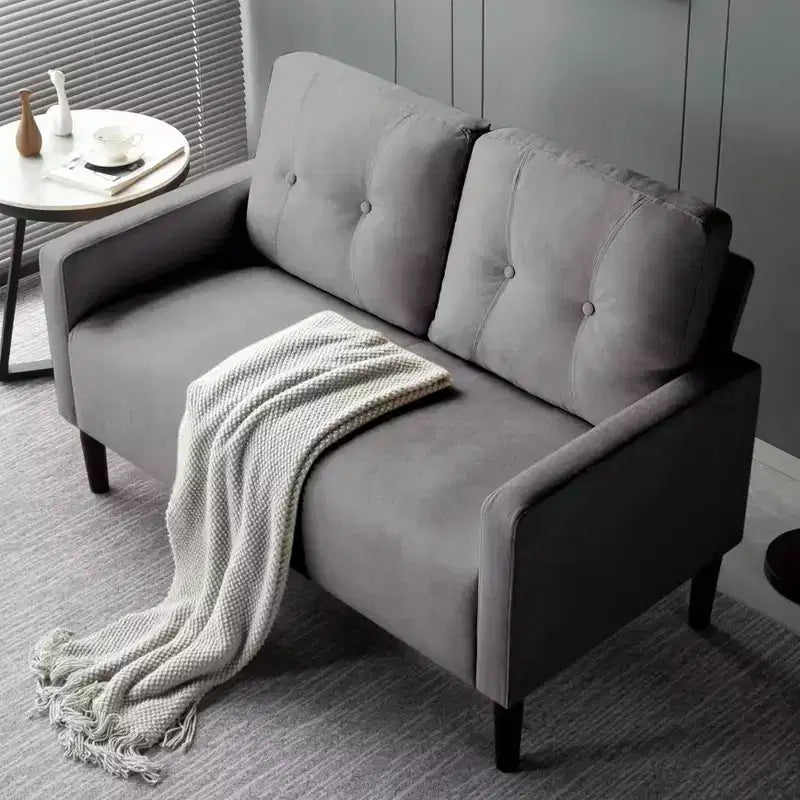 Causeuse de 51,2 po, Canapé moderne rembourré pour salon