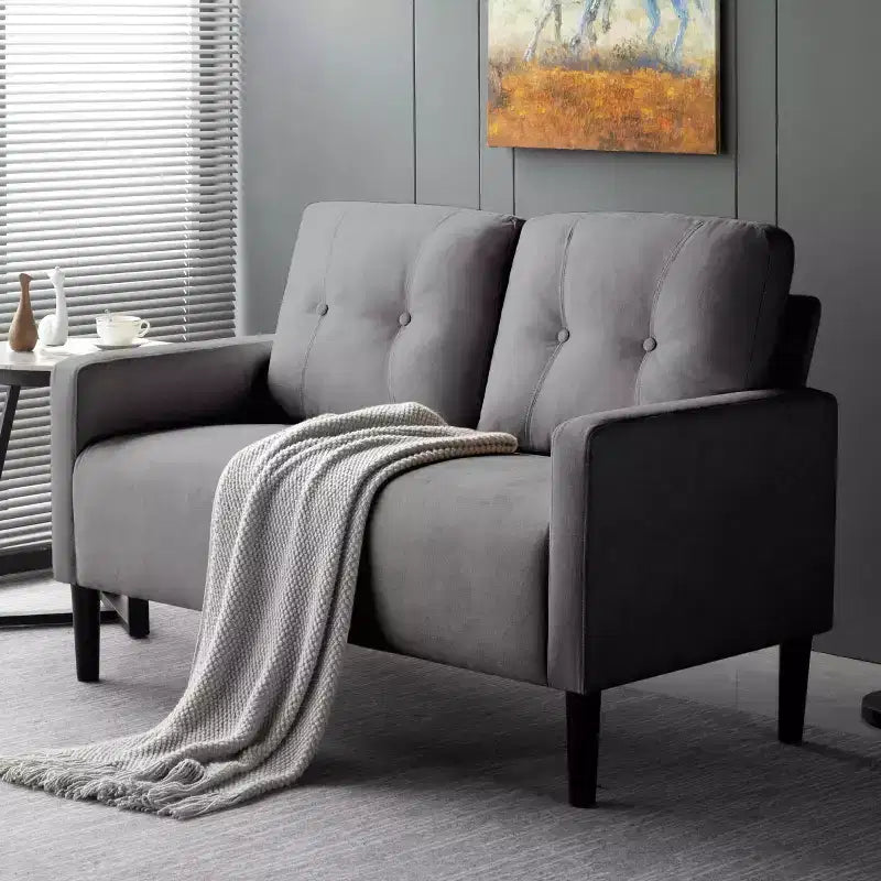 51.2" Loveseat Couch, Modern Upholstered Sofa for Living Room