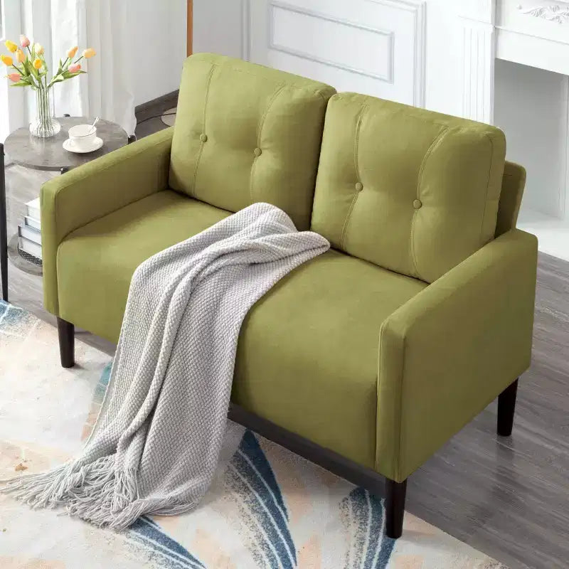 51.2" Loveseat Couch, Modern Upholstered Sofa for Living Room