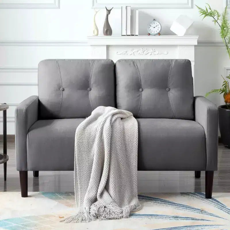 51.2" Loveseat Couch, Modern Upholstered Sofa for Living Room