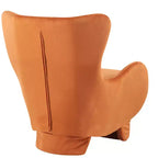 Fauteuil d'appoint acceptant les animaux de compagnie, fauteuil de salon 2-en-1 en velours avec dossier rembourré pour salon et bureau