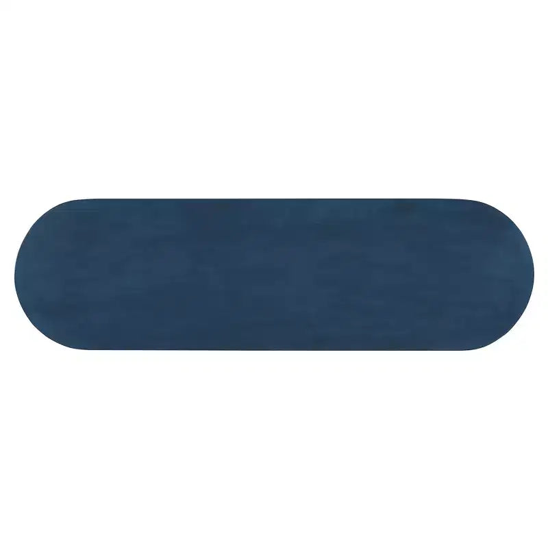 Console étroite en rotin avec plateau ovale et rangement pour salon et entrée