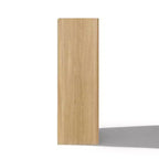 Commode Hazel Oak de 120 cm de haut à 5 tiroirs avec côtés surélevés, plateau en faux marbre, bois manufacturé, marron