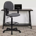 Chaise de bureau à deux vérins avec accoudoirs réglables, plusieurs couleurs