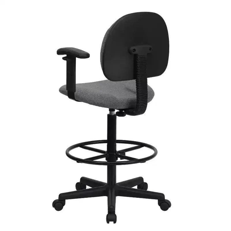 Chaise de bureau à deux vérins avec accoudoirs réglables, plusieurs couleurs