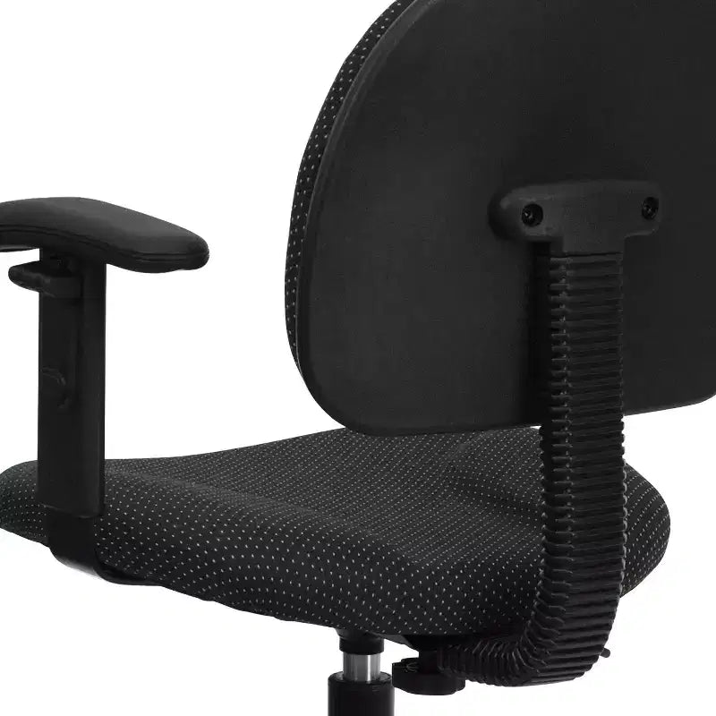 Chaise de bureau à deux vérins avec accoudoirs réglables, plusieurs couleurs