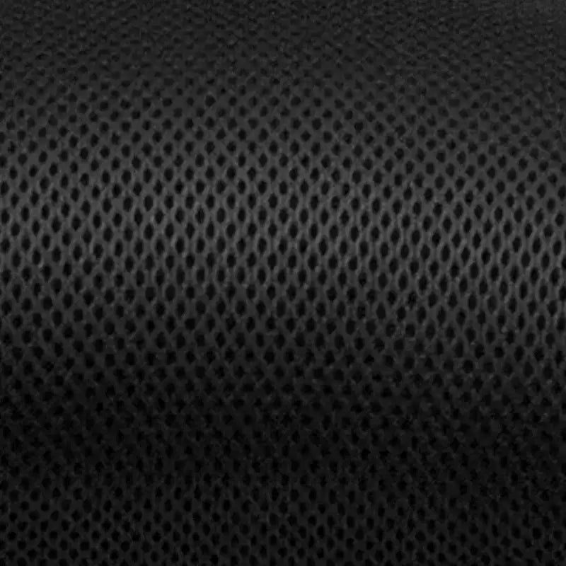 Fauteuil de bureau ergonomique multifonction en maille noire à dossier mi-haut avec accoudoirs réglables