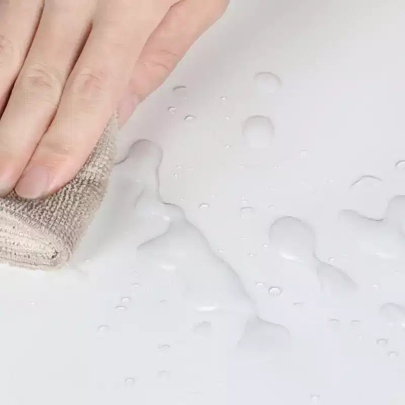 Meuble de salle de bain en bois avec étagère réglable