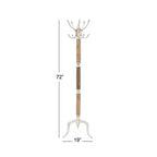 Porte-manteau traditionnel en aluminium, 72 x 19 po
