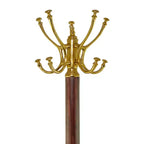 Porte-manteau traditionnel en aluminium, 72 x 19 po