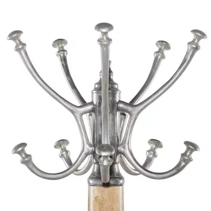 Porte-manteau traditionnel en aluminium, 72 x 19 po