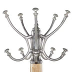 Porte-manteau traditionnel en aluminium, 72 x 19 po
