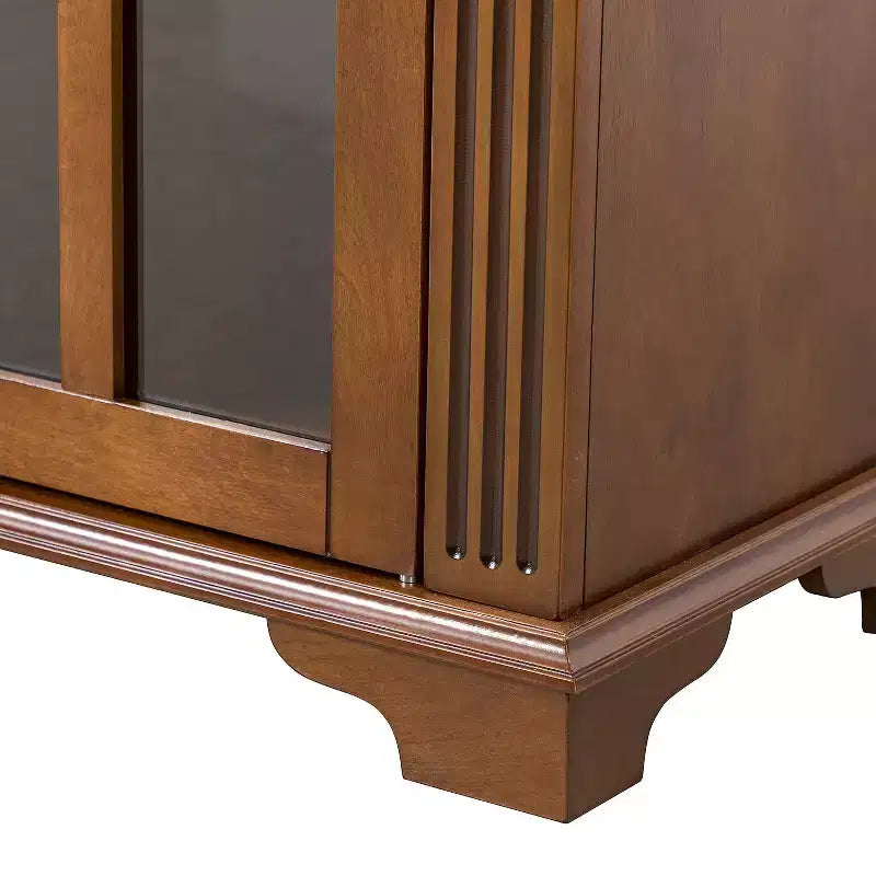TV Stand for TVs up to 65" with 2 Drawers and Shelf, Rustic Style, Manufactured Wood