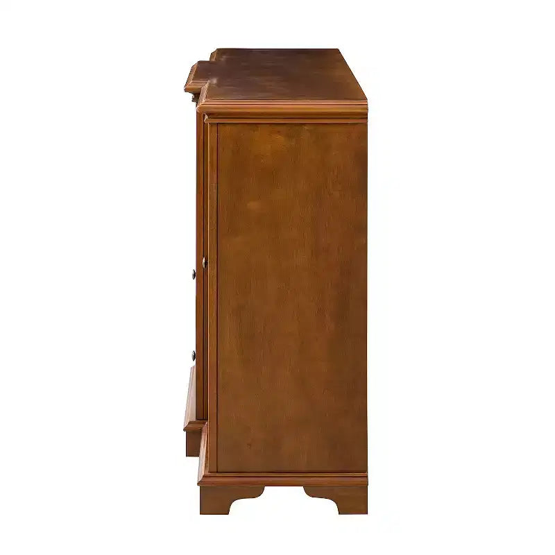 TV Stand for TVs up to 65" with 2 Drawers and Shelf, Rustic Style, Manufactured Wood