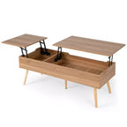 Table basse relevable 47 Table basse avec compartiments cachés pour le salon