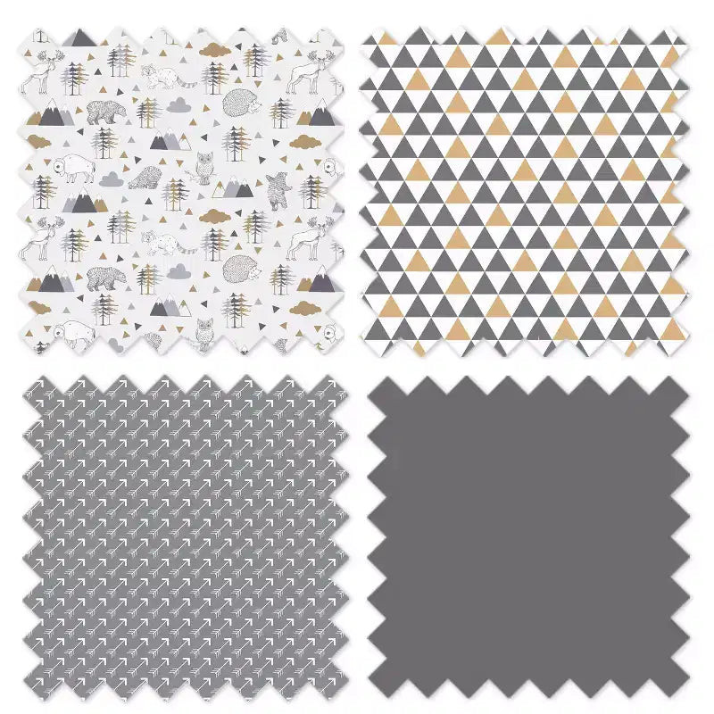 Panier à linge pliable Woodlands gris/beige neutre